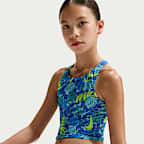 Nike Swim Big Kids' (Girls') Spiderback Midkini Set
