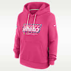 Sudadera con gorro sin cierre Nike Dri-FIT de la NFL para mujer Minnesota Vikings Crucial Catch Standard Issue