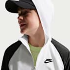 Chamarra Repel con gorro para niños talla grande Nike Sportswear Windrunner