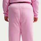 Pants de tiro alto oversized con dobladillo para mujer Nike Studio Fleece Medium Weight