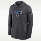Indianapolis Colts Rivalries Collection Sideline Men's Nike Dri-FIT NFL Long-Sleeve Hooded Top
