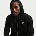 Sudadera con gorro de cierre completo de French Terry para hombre Nike Sportswear Club