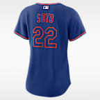 Jersey Nike de la MLB Replica para mujer Juan Soto New York Mets
