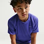 Nike Stride Big Kids' Dri-FIT Short-Sleeve Top