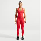 Leggings de cintura alta sin costura delantera de largo completo para mujer Nike Universa