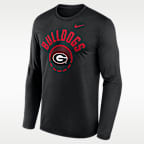 Georgia Courtside Men's Nike Dri-FIT College Long-Sleeve T-Shirt