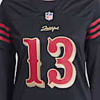 Jersey Nike de la NFL Game para mujer Brock Purdy San Francisco 49ers Rivalries Collection