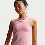 Camiseta de tirantes de cuello alto para niña Nike