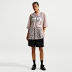 Løstsiddende Nike Sportswear Chill Lace-shorts med mellemhøj talje til kvinder