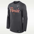 Florida Dugout Game Time Men's Nike Dri-FIT College Long-Sleeve T-Shirt
