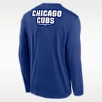 Chicago Cubs 2-Hit Legend Men's Nike Dri-FIT MLB Long-Sleeve T-Shirt