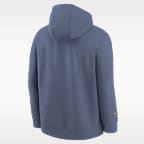 Sudadera con gorro sin cierre Nike de la NFL para niños talla grande New England Patriots Rivalry Club