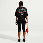 Jersey de malla cropped oversized Heritage para mujer Nike Sportswear