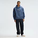 Sudadera con gorro sin cierre Nike de la NFL para hombre New England Patriots Rivalries Collection Oversized Tech Fleece