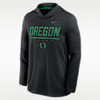 Oregon Sideline Men's Nike Dri-FIT College Long-Sleeve Hooded Top