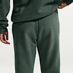Nike Studio Fleece Medium Weight damesbroek met halfhoge taille en boorden