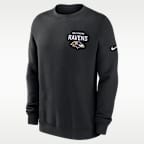 Baltimore Ravens Draw Block Club Men's Nike NFL Pullover Crew