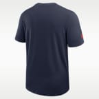 New England Patriots Sideline Coach Men's Nike Dri-FIT NFL Top