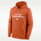 Texas Team Stacked Men’s Nike Therma College Pullover Hoodie