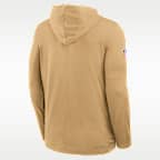 San Francisco 49ers Sideline Men's Nike Dri-FIT NFL Long-Sleeve Hooded Top