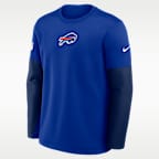 Buffalo Bills Scripted To Win Sideline Coach Men's Nike Therma-FIT NFL Long-Sleeve T-Shirt