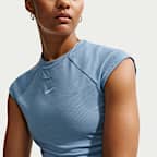 Nike Sportswear Chill Knit Women's Tight Short-Sleeve Ribbed Top