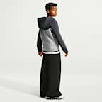 Nike Sportswear Tech Fleece Tam Boy Fermuarlı Genç Çocuk Kapüşonlu Üst