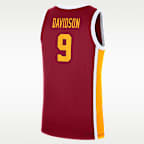 Jersey universitario de básquetbol Nike Dri-FIT para mujer Jazzy Davidson USC Replica