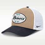 Gorra de rejilla Nike de la MLB ajustable y con estructura A-Frame para hombre Seattle Mariners Rise
