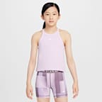 Camiseta de tirantes de cuello alto para niña Nike
