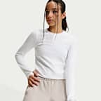 Nike MAVN Girls' Dri-FIT Ribbed Long-Sleeve Top