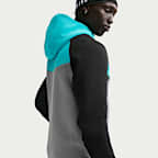 Casaco de lã cardada Windrunner com fecho completo Nike Tech para homem