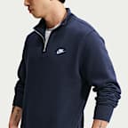 Nike Sportswear Club Men's 1/2-Zip Fleece Top