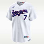 Jersey Nike Dri-FIT ADV de la MLB Limited para hombre Iván Rodríguez Texas Rangers Cooperstown