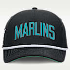 Gorra Nike de la MLB ajustable para hombre Florida Marlins Rise