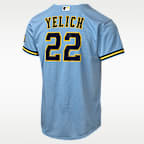 Christian Yelich Milwaukee Brewers Big Kids' Nike MLB Stadium Home Jersey
