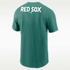 Playera Nike de la MLB para hombre Boston Red Sox City Connect 2-Hit