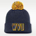 West Virginia Peak Men's Nike College Cuffed Beanie