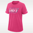 Kansas City Chiefs Crucial Catch Women's Nike Dri-FIT NFL T-Shirt