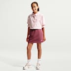 Nike Sportswear Studio Fleece Big Kids' (Girls') French Terry Skirt