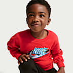 Nike Sportswear Toddler Snow Motion Fleece Crew 2-Piece Set