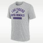 Playera universitaria Nike para hombre LSU Legacy