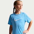 Nike Multi Dri-FIT kortermet treningsoverdel til store barn (gutter)