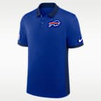 Buffalo Bills Sideline Victory Stripe Men's Nike Dri-FIT NFL Polo