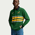 Camisola de râguebi de manga comprida Springboks para homem