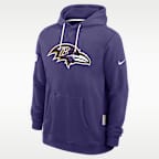 Baltimore Ravens Initial Home Sideline Men's Nike Dri-FIT NFL Pullover Hoodie