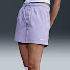 Shorts de tiro medio para mujer Nike Sportswear Classic Wovens