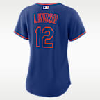 Francisco Lindor New York Mets Women's Nike MLB Replica Jersey