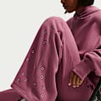 Pantalon ample taille mi-haute Nike Studio Fleece Medium Weight pour femme