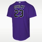 Kris Bryant Colorado Rockies Big Kids' Nike Replica 26 Jersey